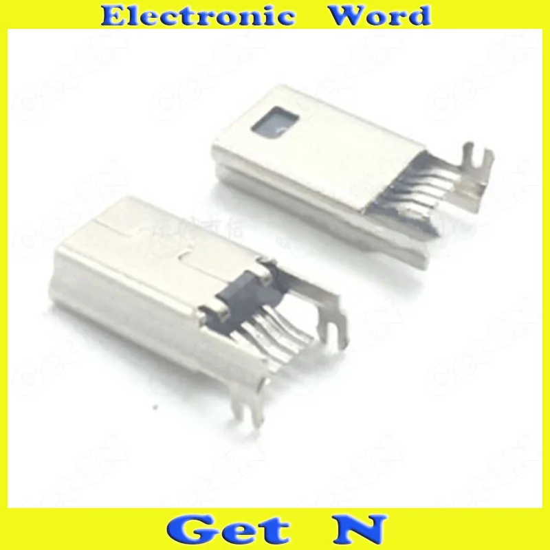 50pcs Mini usb Male Plug Port Jacks for Diy accessories 5Pins Phone USB