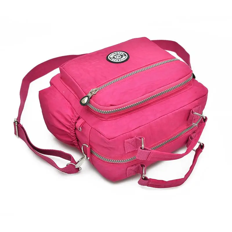 Новые женские сумки-мессенджеры, одноцветные, для путешествий, водонепроницаемые, клатч, сумка на плечо, нейлоновая сумка для женщин, сумки через плечо, женские сумки