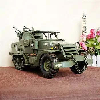 

Desert heavy Chariot Model Handicraft Tin SUV Model Jeep Crafts Vintage Model Metal Iron Simulation Car Collective Model