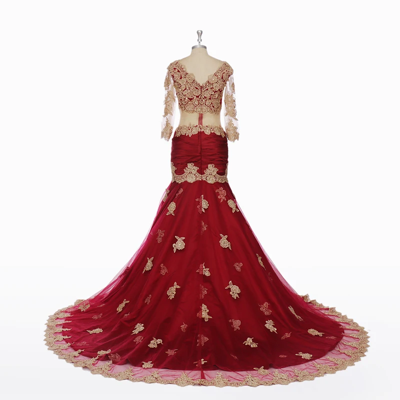 red indian gowns