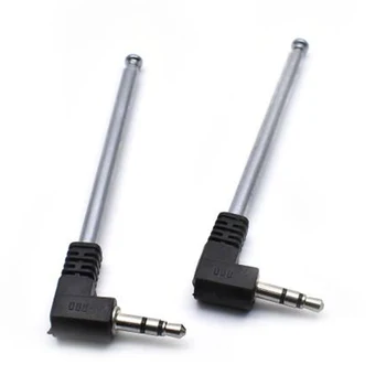 

1pc/2pcs Universal L Plug 3.5mm Male Jack External Antenna Signal Booster For Mobile Phone