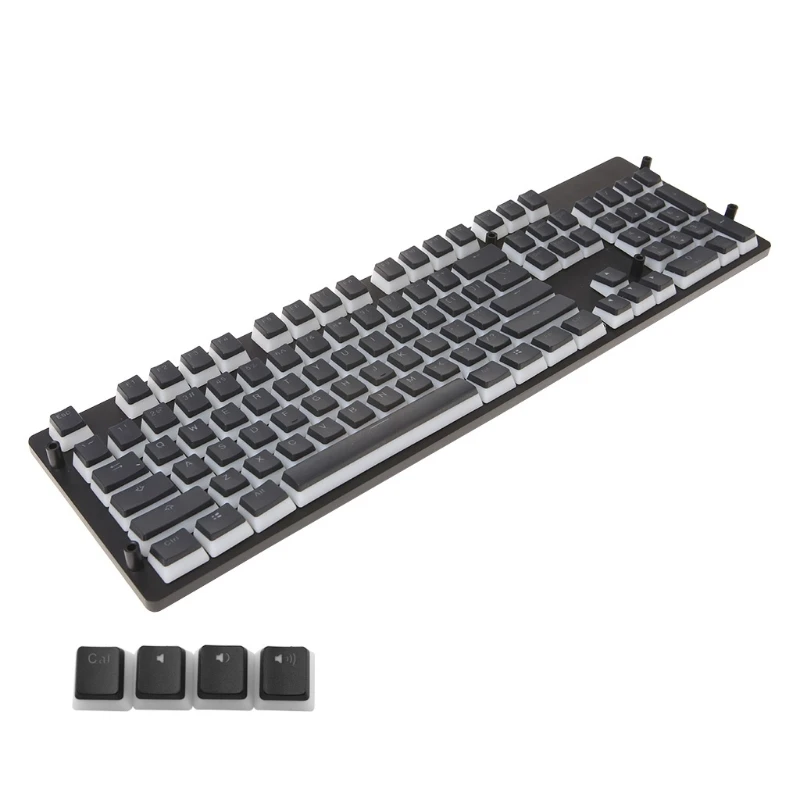 104 ANSI макет PBT Двойная кожа молочный выстрел с подсветкой Keycap для OEM Cherry MX|Детали