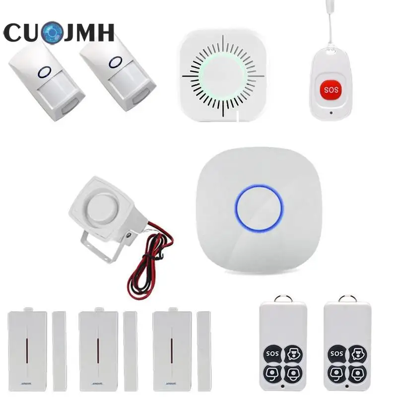 

Gsm Wireless Intelligent Voice Household Anti-theft Alarm Ios/android App Operating System Manage Wireless Accessories Detector