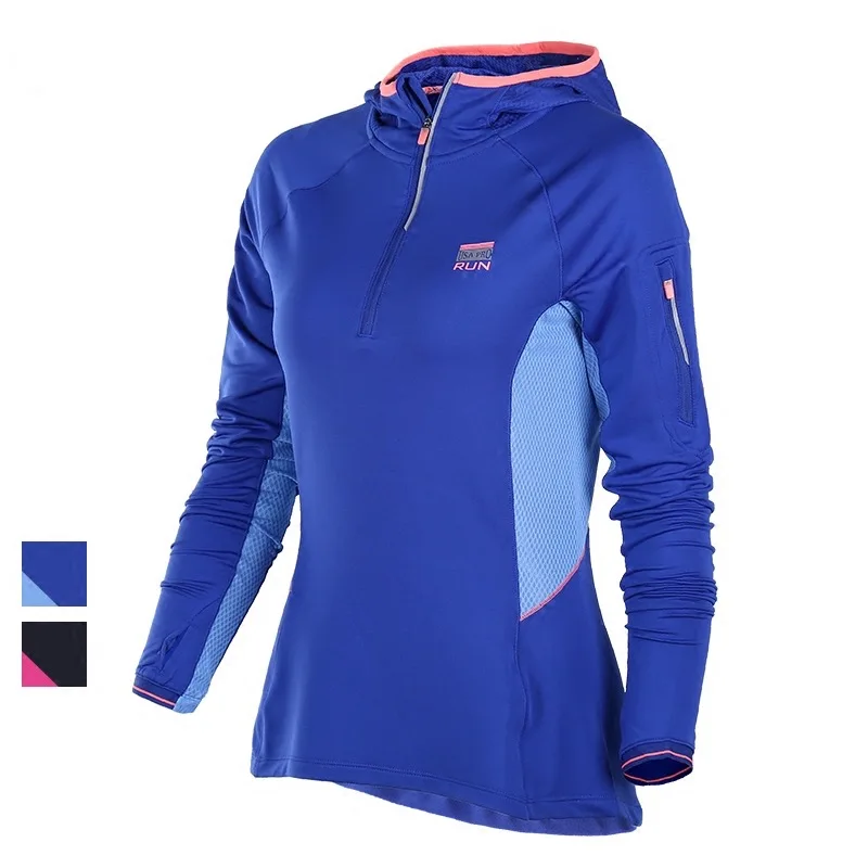 womens half zip training top