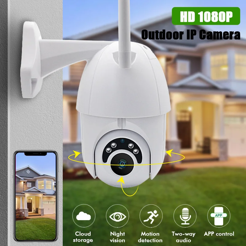 1080 P безопасности Камера Открытый Onvif IP66 Super HD камера Водонепроницаемый Wi Fi