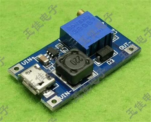 

FREE Shipping!!! 2a booster board / DC-DC boost module / wide voltage input 2 / 24V rise 5 / 9/12/25V adjustable
