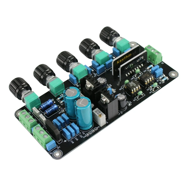 Newest Opa2604+Ad827Jn Preamplifier Tone Board Lm317 Lm337 Regulator Circuit High-End Premp Volume Adjustment Dual Ac15V-20V