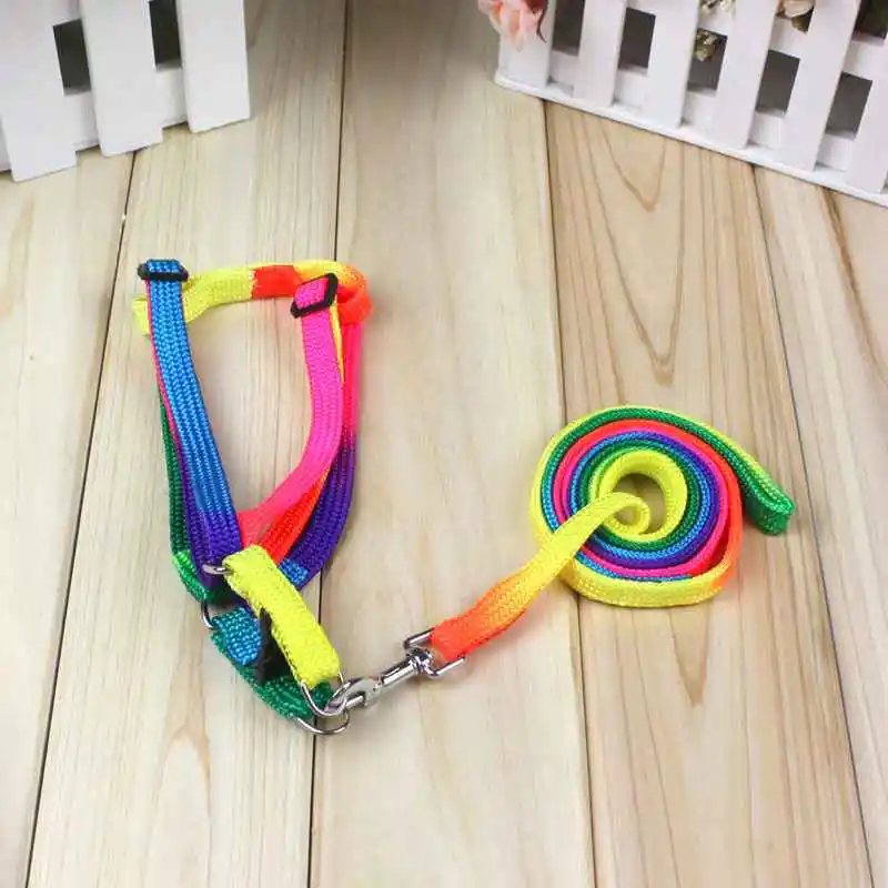1pcs Useful Dog Pets Collars Leads Accessories Harness Leash for Small