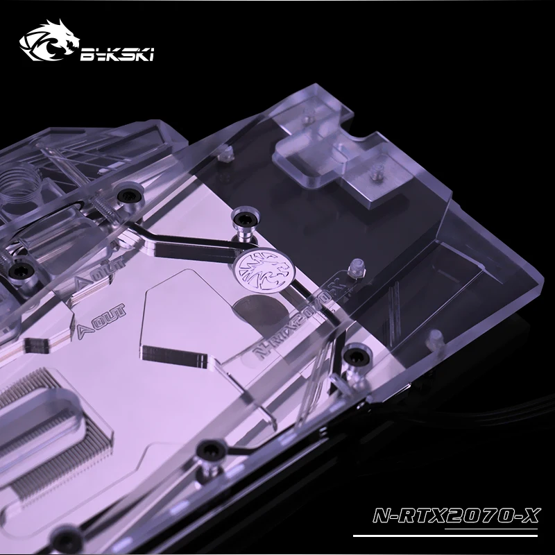 Bykski N-RTX2070-X NVIDIA общая версия RTX2070 полное покрытие графическая карта блок водяного охлаждения