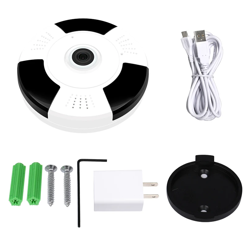 SUCAM 720P Mini Wifi Camera Panoramic 360 Degree Viewing Angle 3D VR 1MP 1.3MP Wifi IP Camera 10M Night Vision with IR Cut 4
