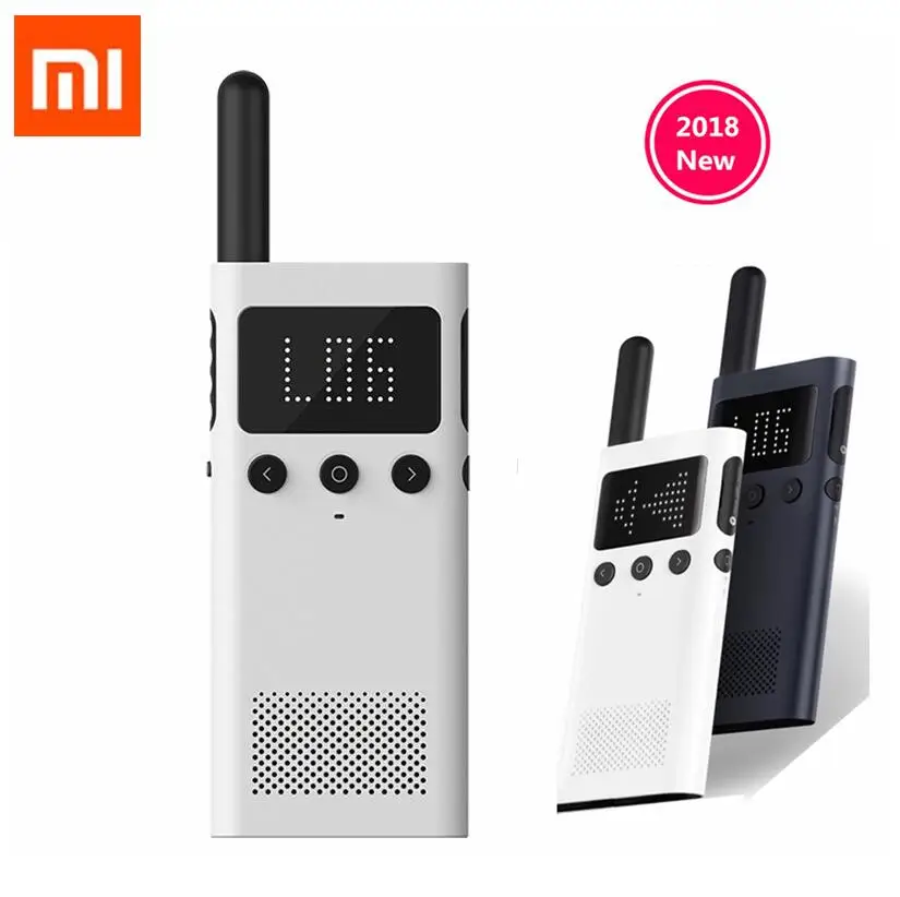 Обновленная версия Xiaomi Mijia Smart Walkie Talkie 1S с fm-радио динамиком в режиме ожидания