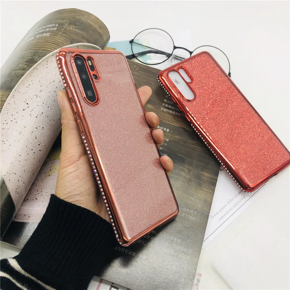 Мягкий блестящий чехол с драгоценными камнями для Huawei P30 Lite Pro P20 Mate 20 P Smart Plus 2019 на