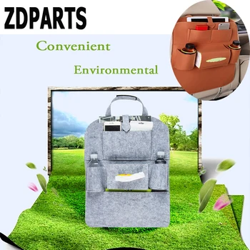 

ZDPARTS Car Seat Back Hanging Organizer Bag Multi-pocket For Mitsubishi Asx Infiniti q50 Nissan Qashqai Juke X-trail T32 Acura