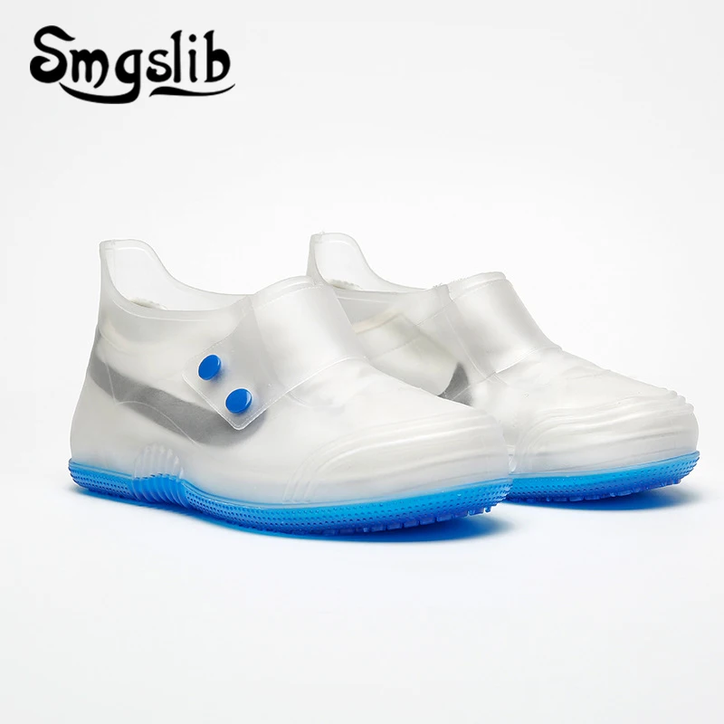 

Waterproof Overshoes Ladies Shoe Covers Kids Elastic Reusable Plastic High Quality Non-slip Rain Shoes Boots For Men Women