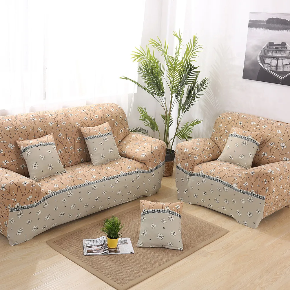 Sofa-slipcovers Tight Wrap All-inclusive Slip-resistant Elastic Cubre Sofa Towel Corner Sofa Cover Couch Cover 1/2/3-seater