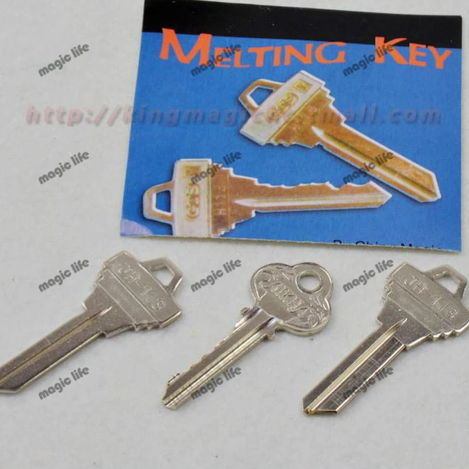 

wholesale 8pcs each lot Melting Key finger memory magic toys magic sets magic props