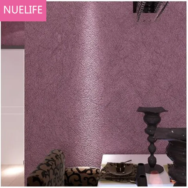 0 53x9 5cm Modern Simple Purple Wallpaper Bedroom Living Room 0 53x9 5cm Modern Simple Purple Wallpaper Bedroom Living Room Wedding Kids Waterproof