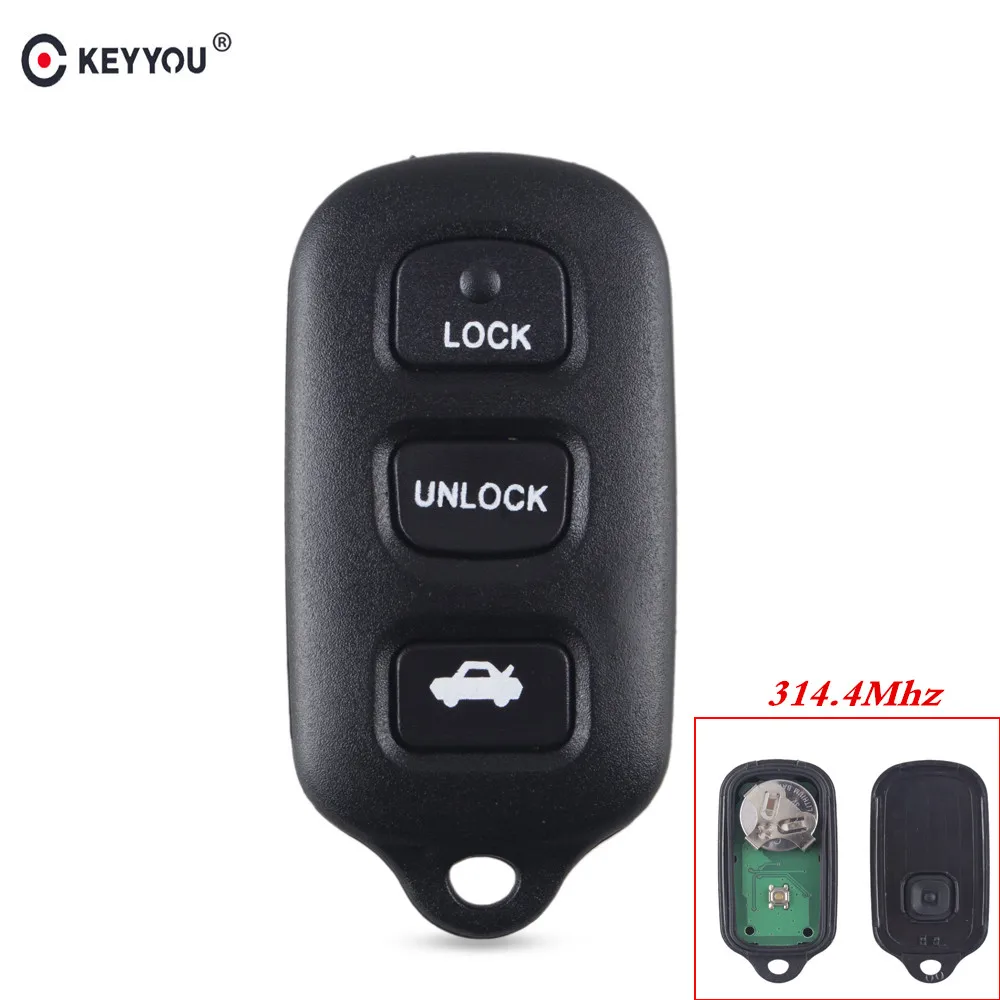 KEYYOU для Toyota Avalon 1998 1999 2000 2001 2002 2003 2004 Автозапуск 314,4 МГц HYQ12BBX HYQ12BAN 3 3+ 1 4 кнопки