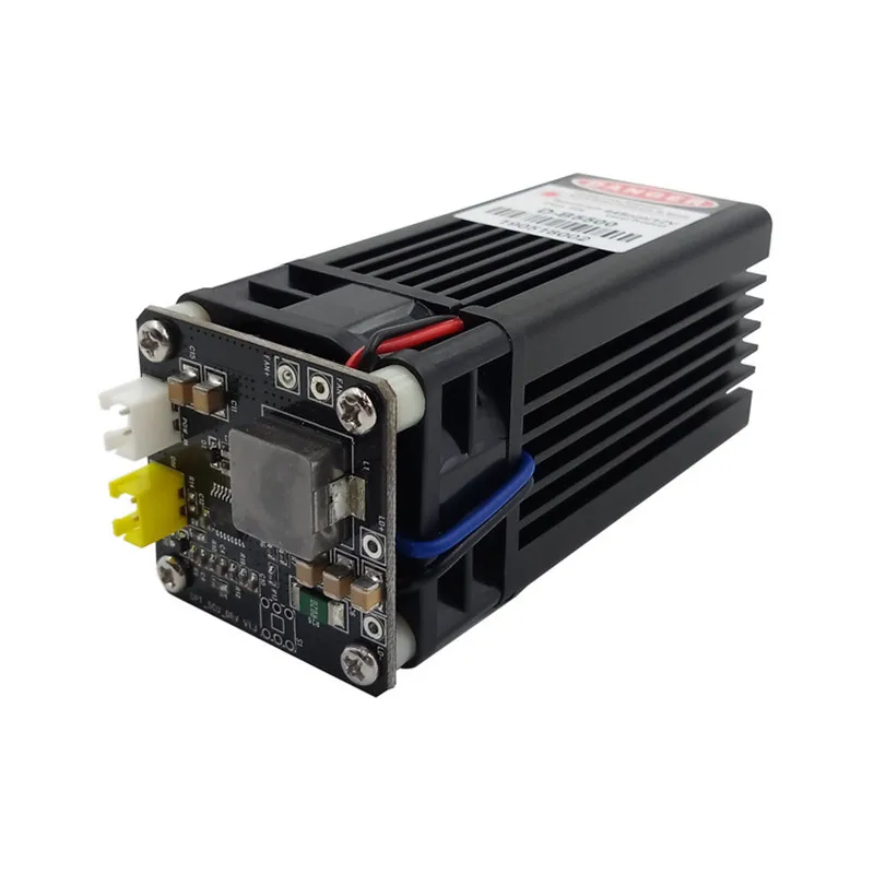 Powerful 450nm 5.5W 15000mW blue laser module DIY laser head for CNC laser engraving machine and laser cutter with PWM #