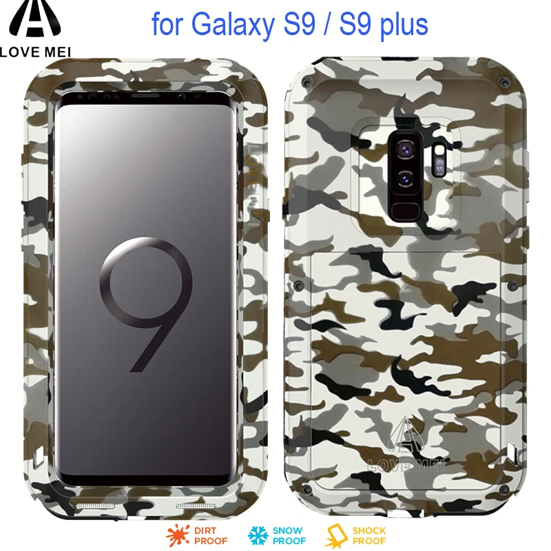 S9 камуфляж мощный ударопрочный чехол для samsung Galaxy плюс LOVEMEI жизнь