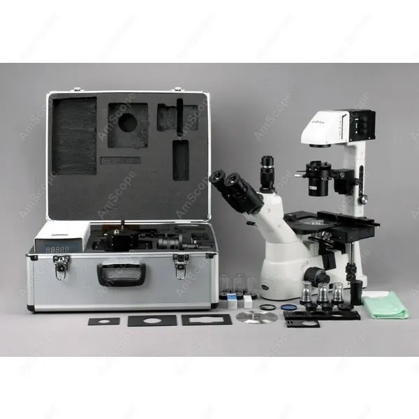 Фазовый Контраст AmScope поставки 40X 900X фазовый контраст флуоресценция