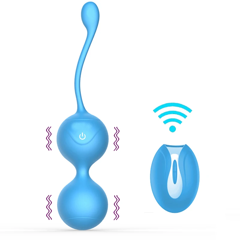 Wireless Remote Kegel Ball Vibrator USB Charging Vaginal Tighten Ben Wa Ball Shrinkingg Ball Vagina Exercise Smart Ball Sex Toys