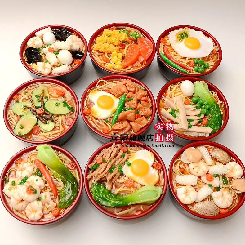 

Simulated Food Model Bowl Noodle for Children Crafts Artificial Simulation Food Props Accessories Gift Artificial Table Ornament