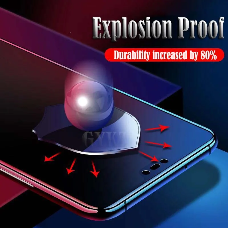 2 шт./лот полноэкранное закаленное стекло для huawei P20 Pro Анти Blu-Ray полное покрытие Защитная стеклянная пленка для huawei P20 P20 lite