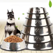 

Stainless Steel Dog Bowl Travel Pet Dry Food Bowls for Cats Dogs Pink Dog Bowls Outdoor Drinking Water Fountain Pet Dog Feeder
