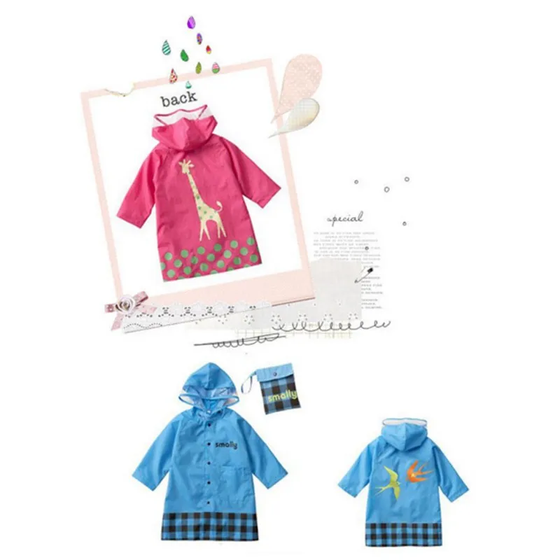 1Pcs-Cute-New-Cartoon-Design-Kids-Boys-Girls-Children-Cover-Raincoat-Rainwear-Rainsuit-Waterproof-Hooded-Outwear-HG0422 (8)