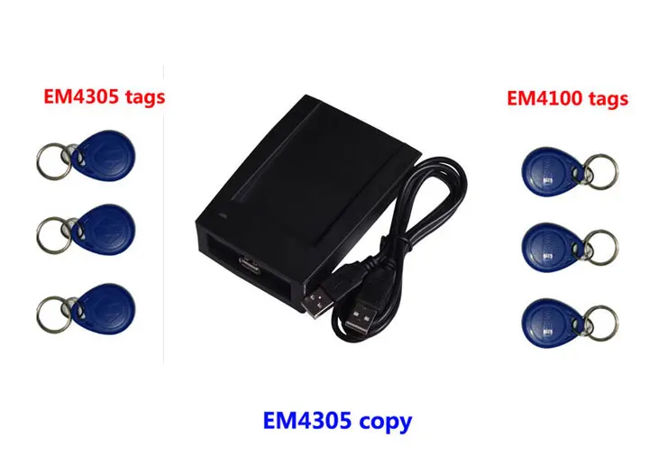 Free Shipping, Rfid 125khz Copier Reader With Software , Id Card Copy