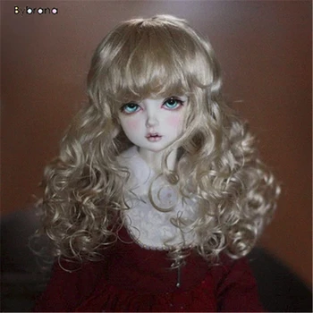 

Bybrana Long curly Bangs Wigs 1/3 1/4 1/6 BJD Wigs Imitation mohair for Doll Accessories