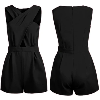 

New Sexy Womens Celeb Backless Playsuit Jumpsuit Romper Shorts Summer Beach