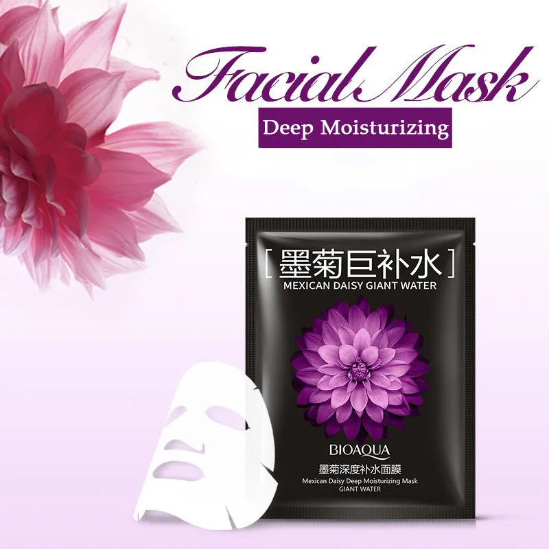 10 P BIOAQUA Красота facial Essence mask глубоко увлажняющий отбеливание кожи увлажняющий уход мексиканский Daisy Корея Косметика Маска для лица