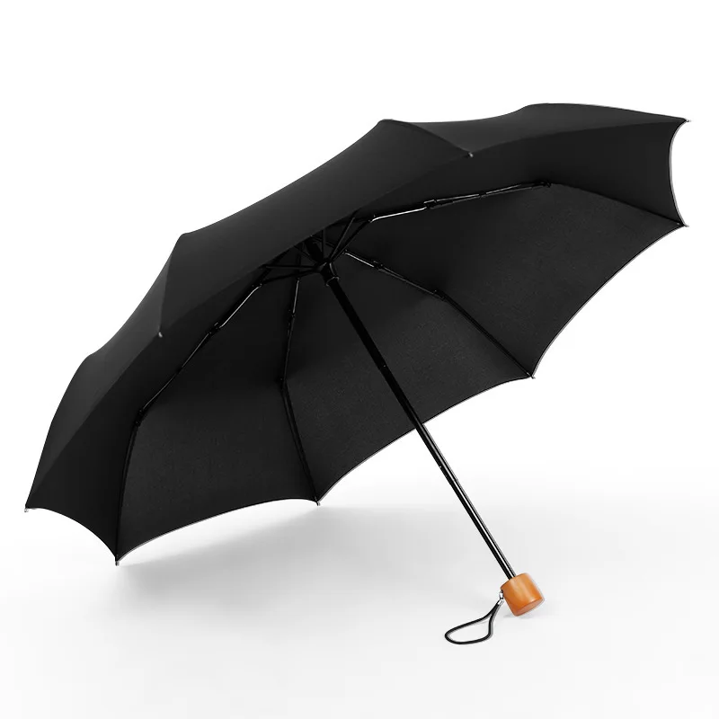 Guarda Chuva Водонепроницаемый женский дождь Сильный Большой черный зонтик мужской женский складной ветрозащитный мужской большой зонт дождь и солнце Z634