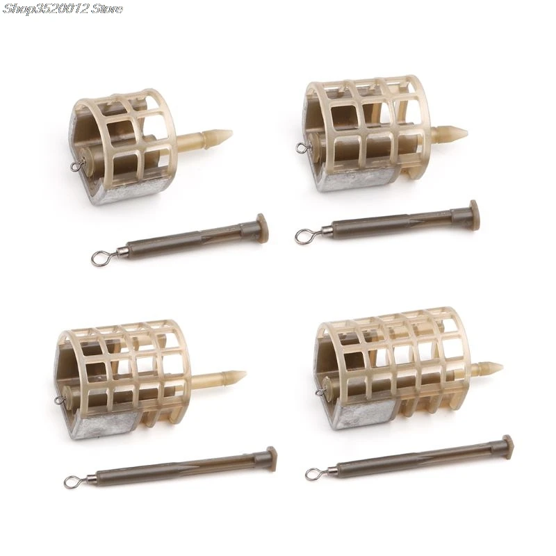 

25G 30G Lead Fishing Tackle Feeder Fishing Feeder Tool Accessories Bait Cage