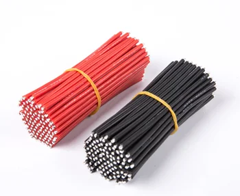 

30PCs 10CM AWG12/14/16/20/30 Silicone Cable Wire With Tinning Ends For FPV Racing Drone ESC/Motor Connecting Line