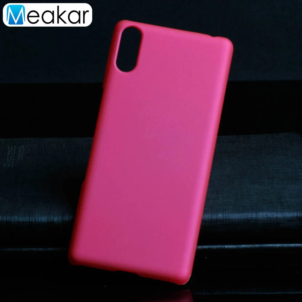 Матовая Пластик Coque 5.7For sony Xperia L3 чехол для sony Xperia L3 L 3 I3312 I4312 I4332 I3322 телефона чехол-лента на заднюю панель - Цвет: Rose Red