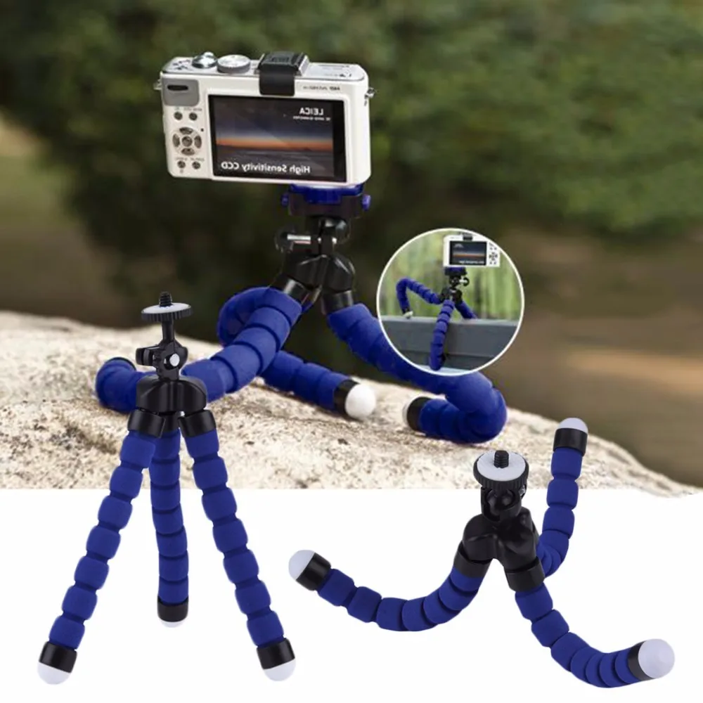 Portable Phone Camera Holder Flexible Octopus Tripod Bracket Stand