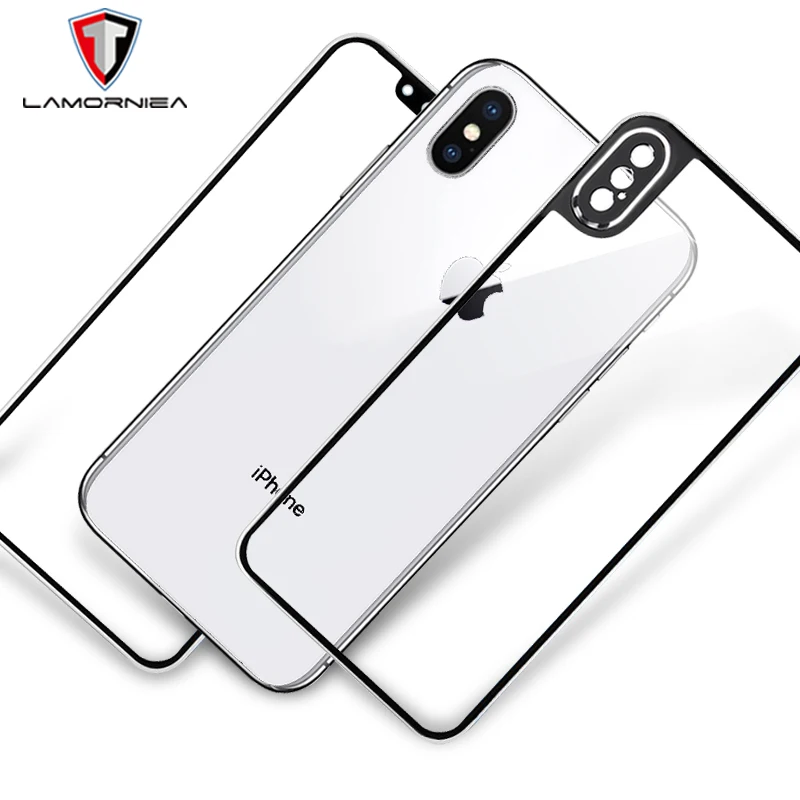 

Tempered Glass For iPhone 7 Full Curved Edge Front + Back Coverage Screen Protector For iPhone X 8 Plus Titanium Protective Film