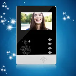 4,3 ''TFT цветной видео дверной телефон внутренний блок монитор экран видео дверной звонок без ИК наружная камера для видеодомофона системы