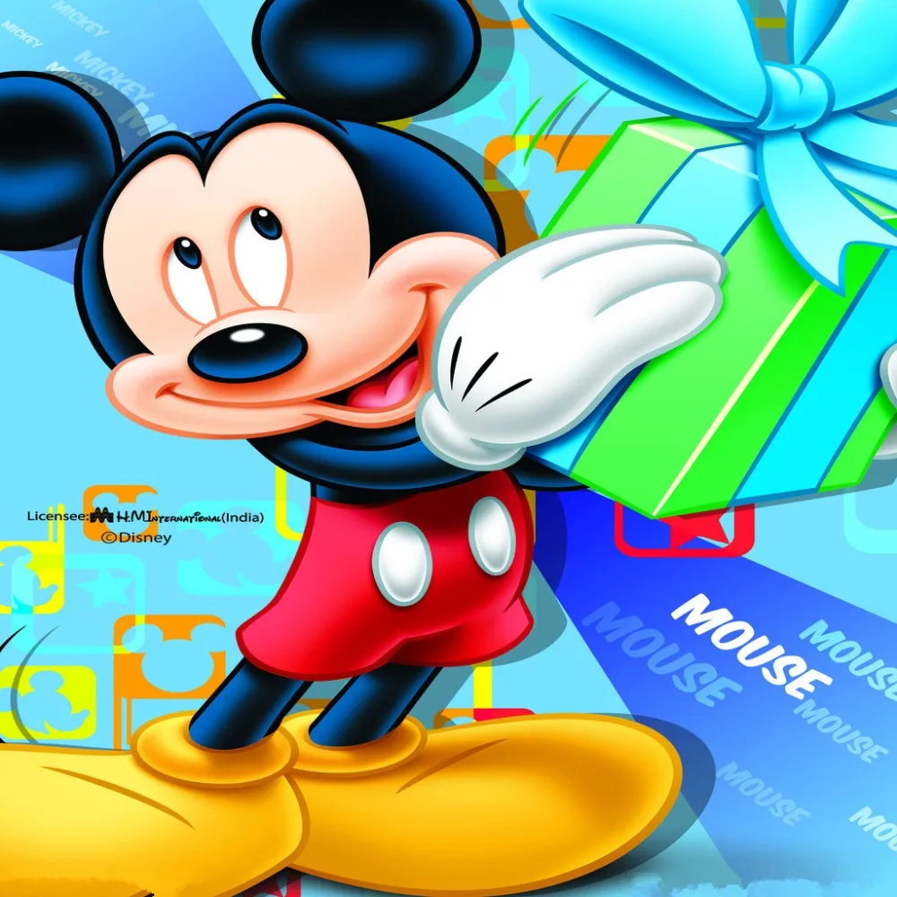 

SHENGYONGBAO Mickey Mouse theme Vinyl Custom Photography Backdrops Prop Studio Background NMLS-1009