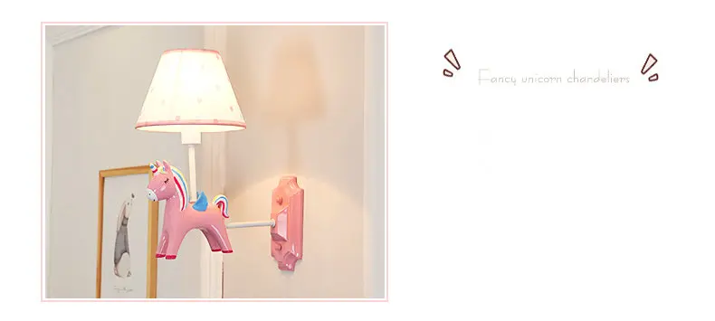 Мультфильм самолет Жираф Единорог форма дети настенный светильник бра Уход за глазами розовый девушка прекрасный светодиодный прикроватный светильник в виде животного подарок на день рождения