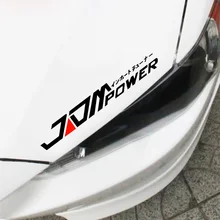 JDM power Автомобильная наклейка светоотражающая Водонепроницаемая Виниловая наклейка для BMW Skoda Audi peugeot Volkswagen Ford Buick Honda Toyota Kia