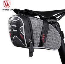 Wheel Up Bicycle Saddle Bag Rainproof Reflective Cycling Bike With Ligh Hook Tube Rear Tail Seatpost Bag Bike Accessories