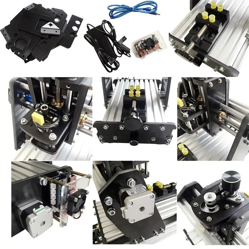 3 оси Мини diy ЧПУ гравировальный станок, PCB фрезерный гравировальный станок, резьба по дереву, ЧПУ маршрутизатор, чпу контроль