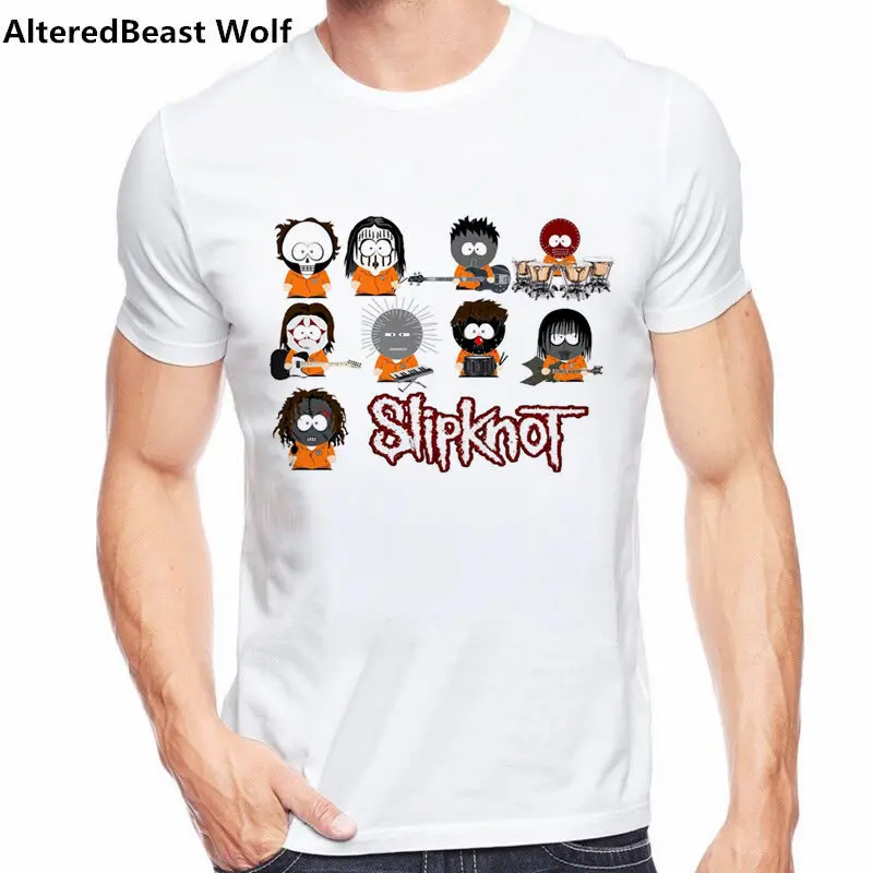 

Slipknot T Shirt 2019 Cartoon anime T shirt Men Hip Hop Streetwear funny Clothes Character T-shirt Punk Rock Mens Clothing