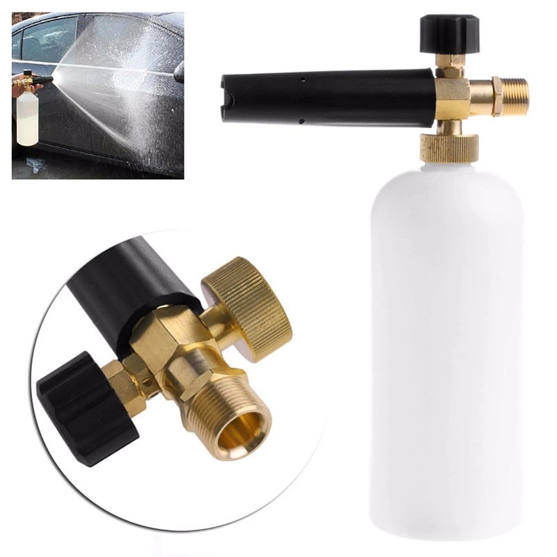1L High Pressure Foam Wash Gun Car Washer Threaded Hole 1/4&quot Quick Connector Auto Cleaning Washing Accessories | Автомобили и