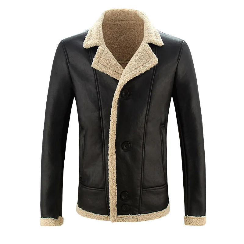 leather jacket lamb lining black01