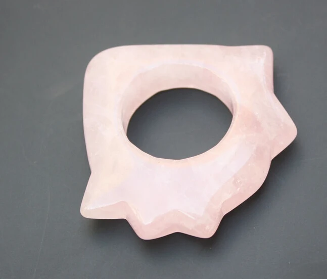 Natural pink quartz massage ring Gua Sha Board for finger or body massage reiking healing item relax tool acupunture point Natural pink quartz massage ring Gua Sha Board for finger or body massage reiking healing item relax tool acupunture point